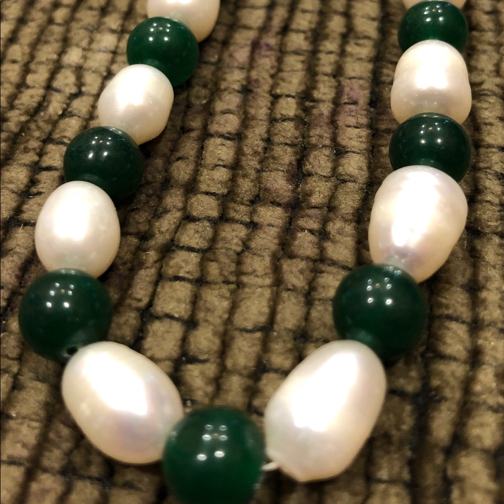 GreenPearl Type Necklace 274